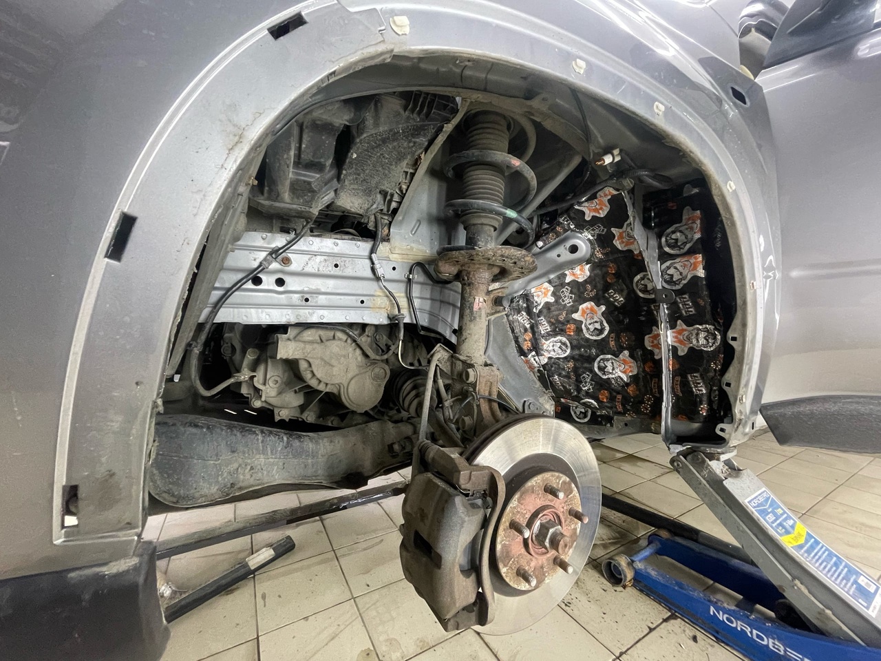 перед арки 2 слой полимер Nissan X-Trail T31