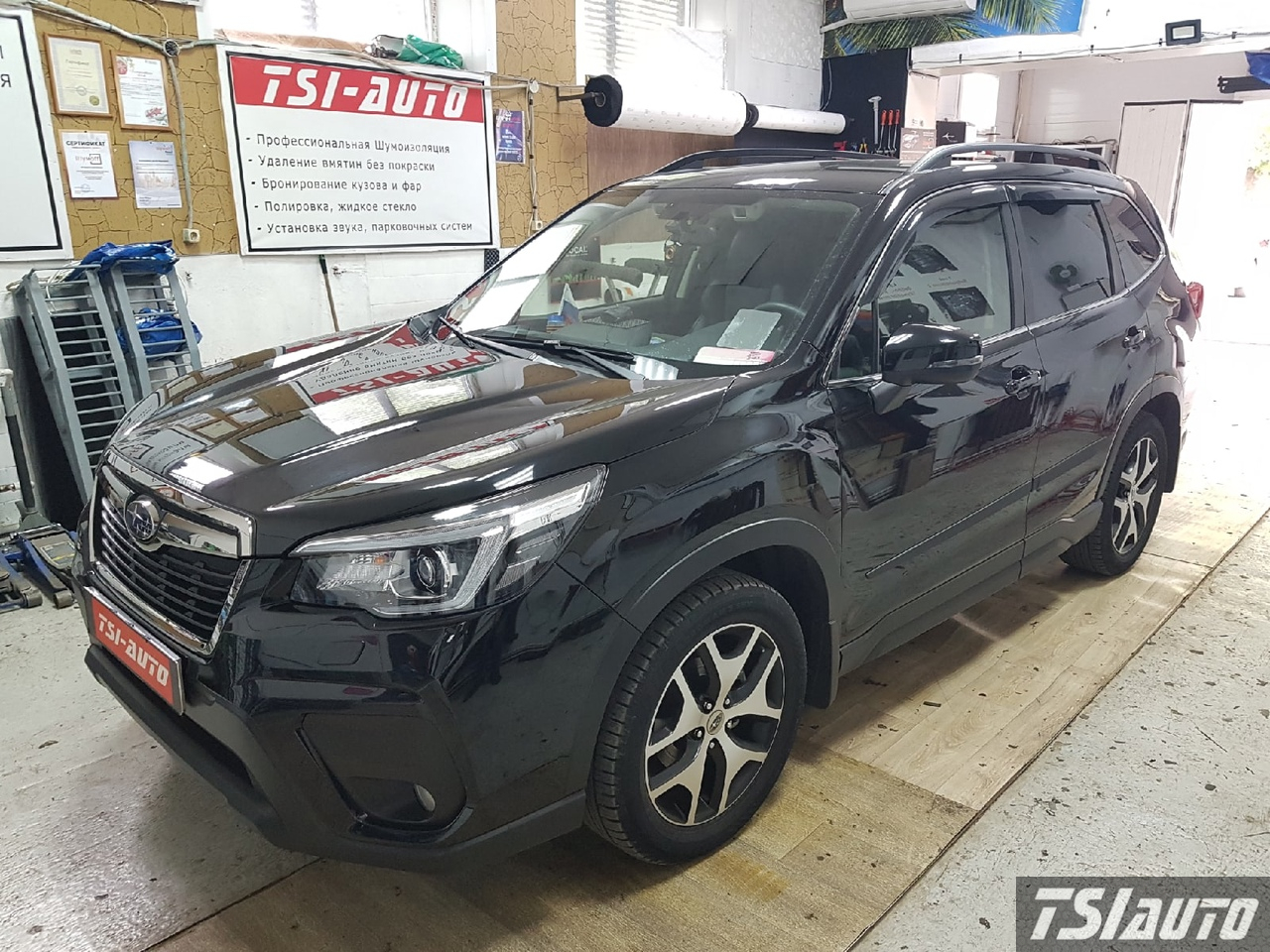 Правильная шумоизоляция Subaru Forester в Красноярске